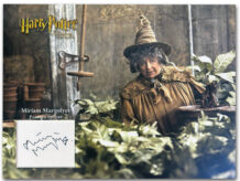 Miriam Margolyes signed display