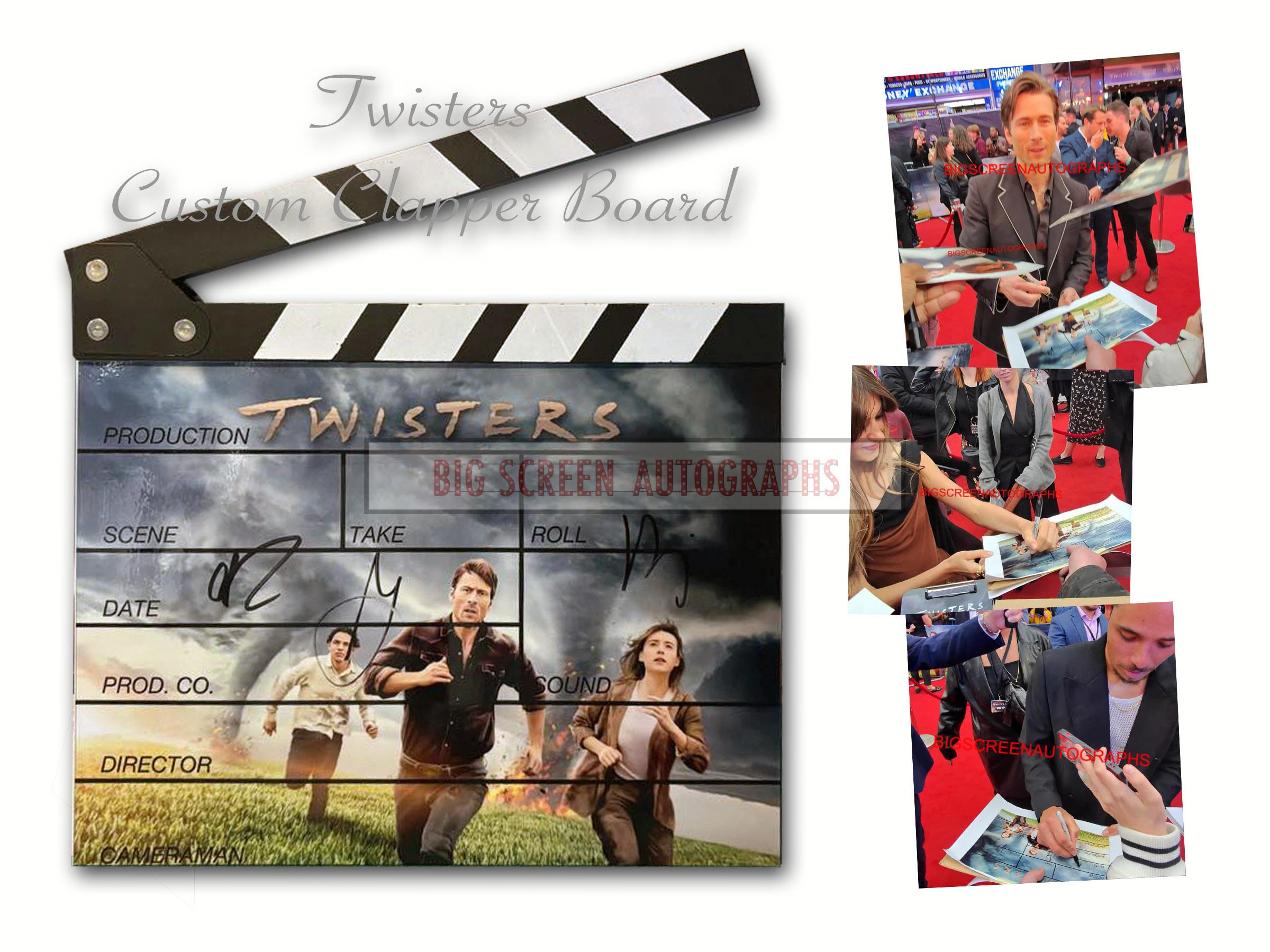Twisters custom clapper board signed by 3 - Image 2
