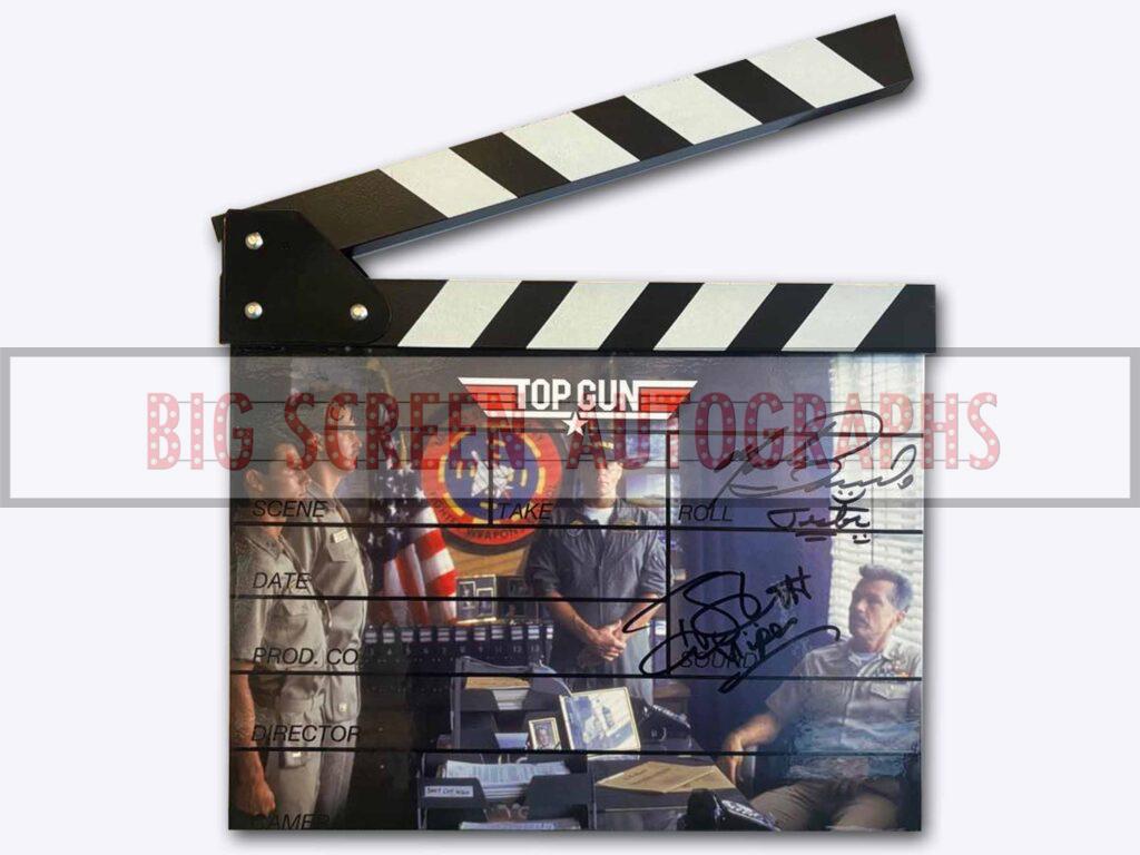 Top Gun signed custom clapper board | Big Screen Autographs