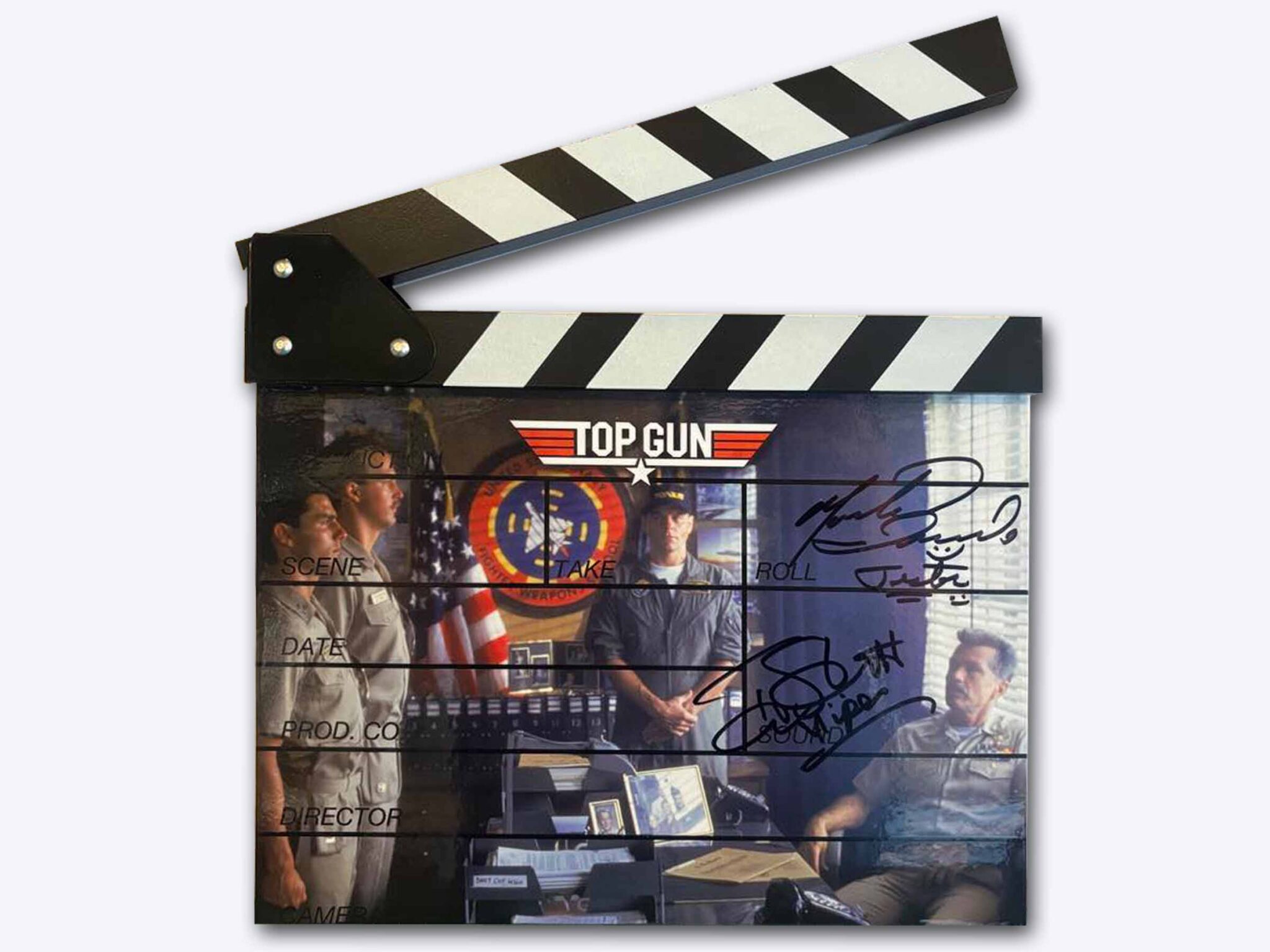 Custom Clapper Board Top Gun signed custom clapper board | Big Screen Autographs
