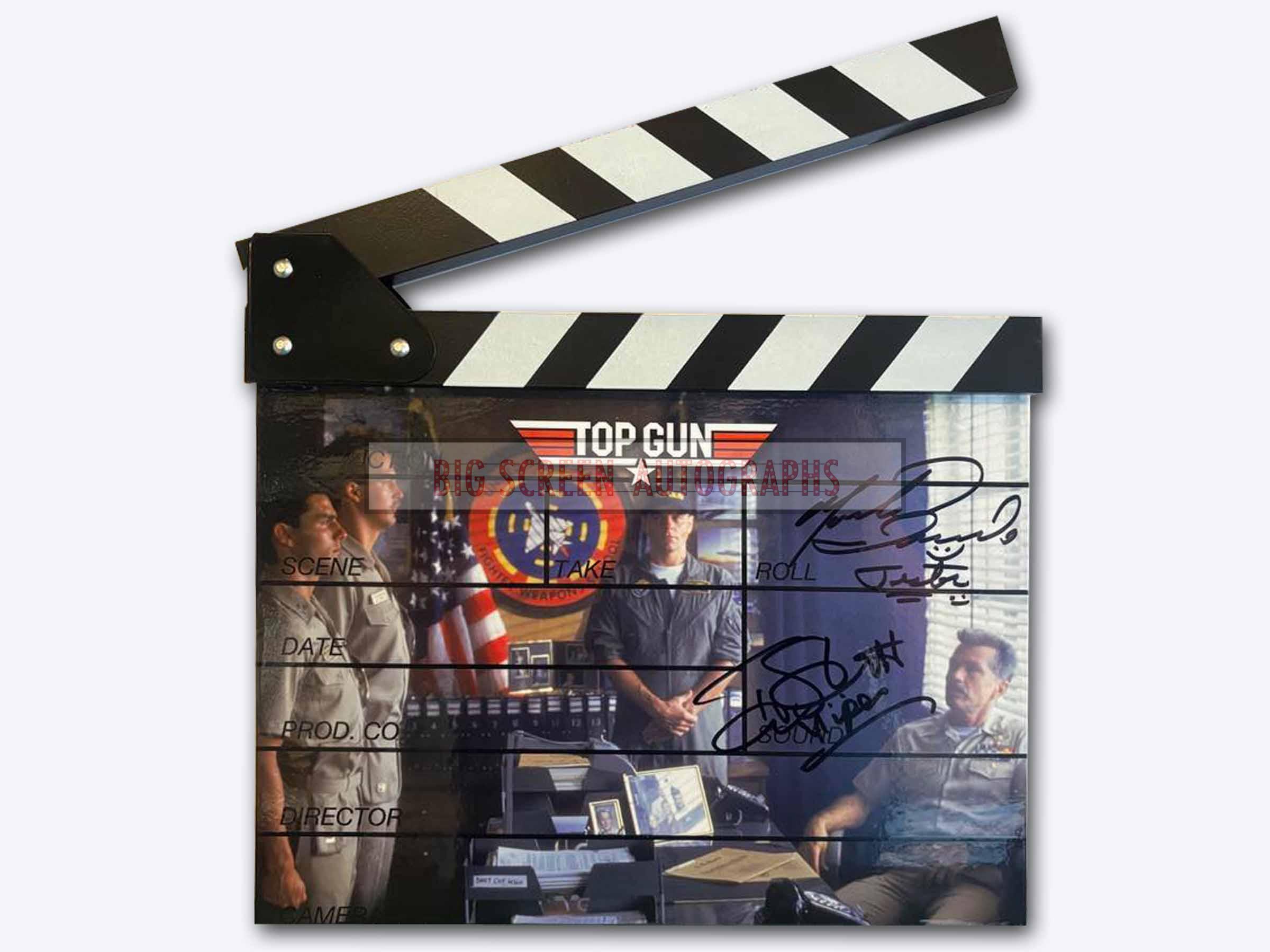 Top Gun signed custom clapper board - Image 2