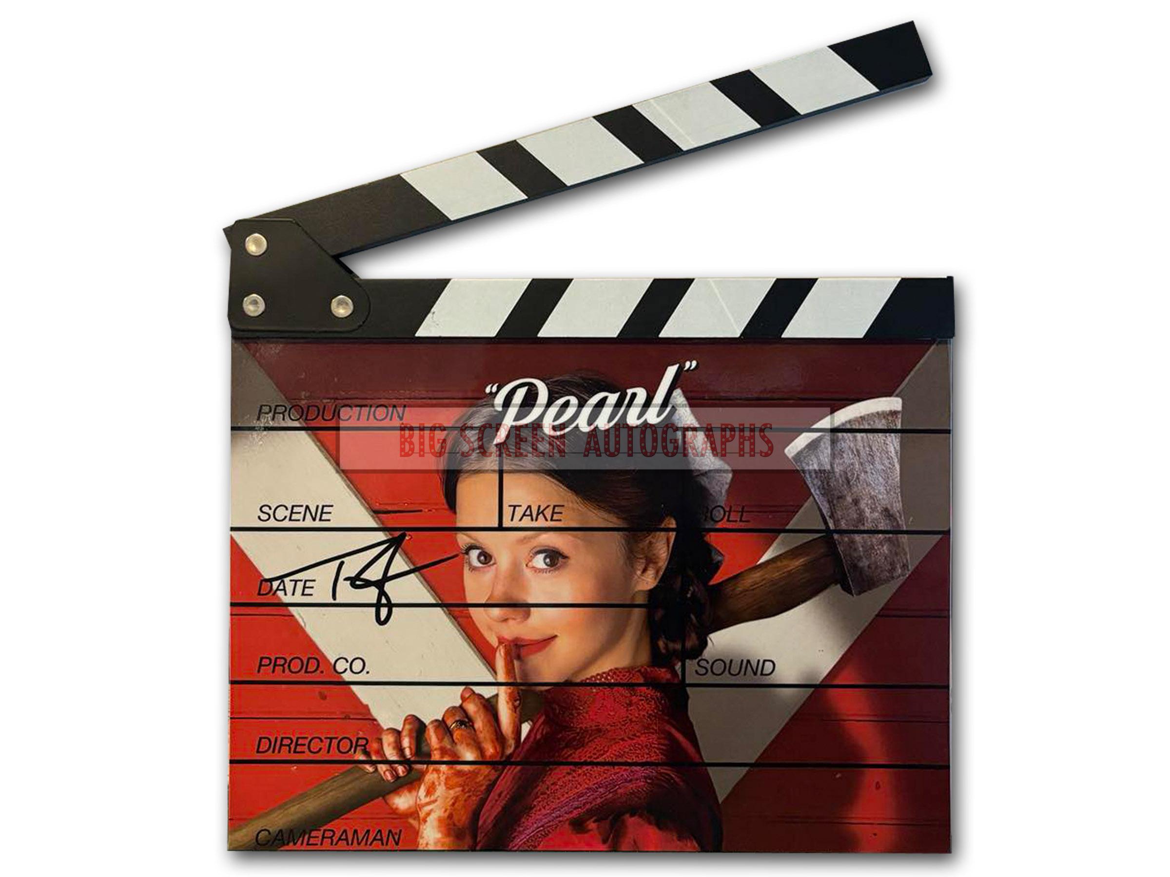 Pearl custom clapper board signed by director - Image 2