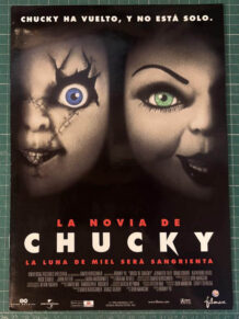 Bride of Chucky Spanish exhibitors book