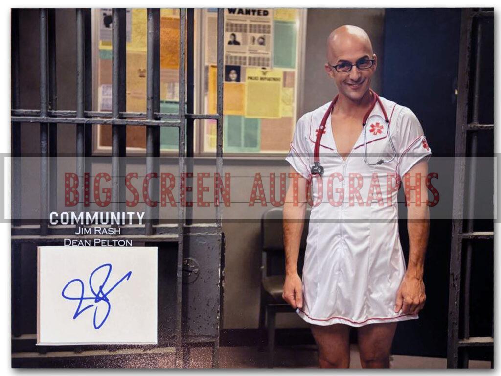 Jim Rash signed display | Big Screen Autographs