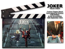 Joker Folie A Duex custom clapper board