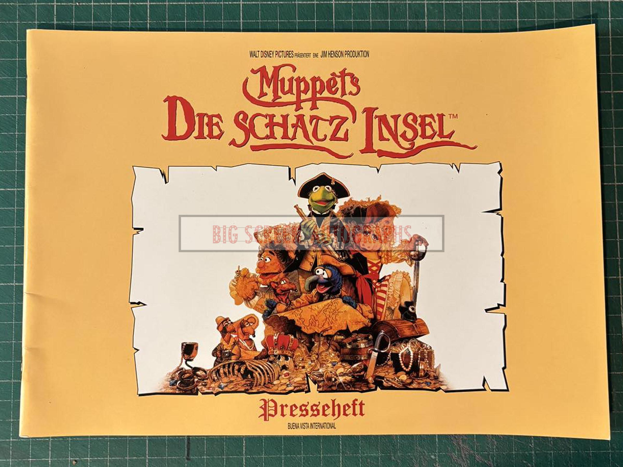 The Muppets Treasure Island German press book | Big Screen Autographs