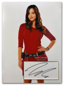 Jenna Coleman signed display