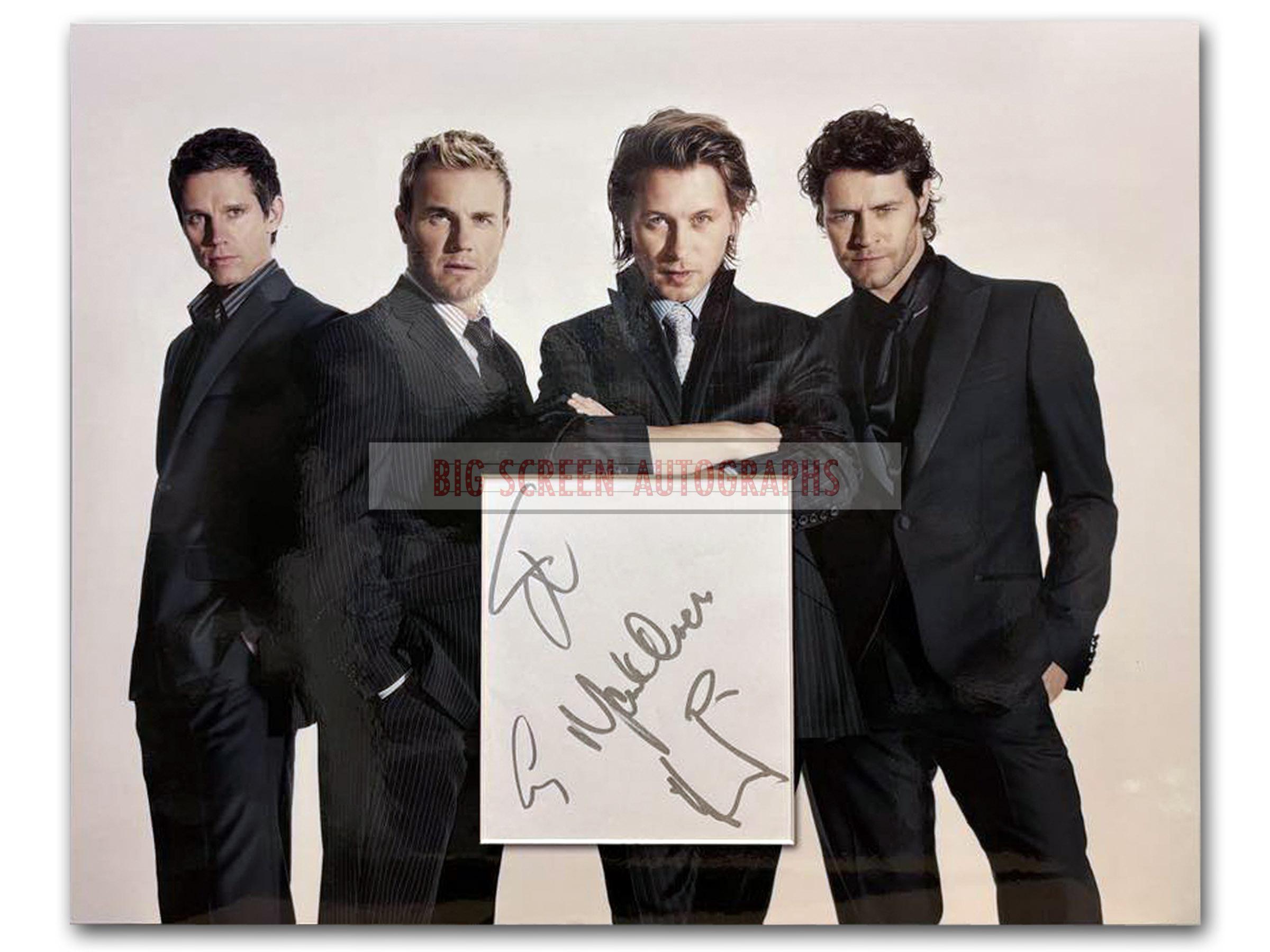 Take That large signed display
