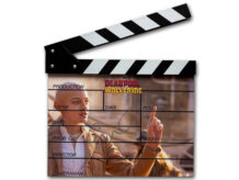 Deadpool & Wolverine signed custom clapper board Emma Corrin