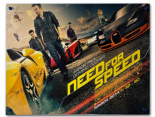 Need For Speed signed quad poster