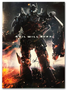 Transformers Age of Extinction 12x16" signed by 2