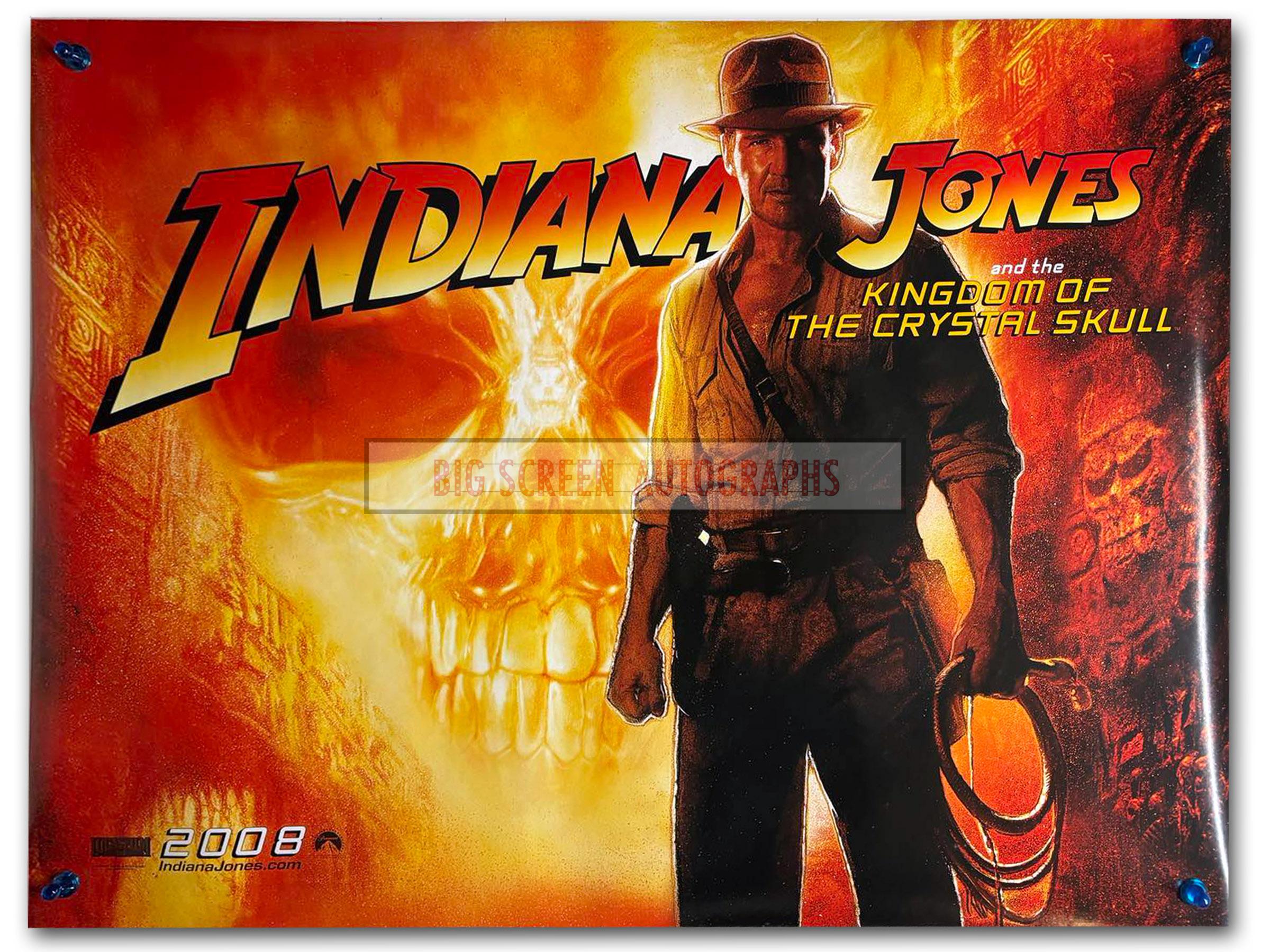 Indiana Jones and the Kingdom of the Crystal Skull quad poster teaser