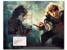 Rupert Grint large signed display