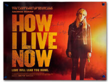How I LIve Now signed quad poster