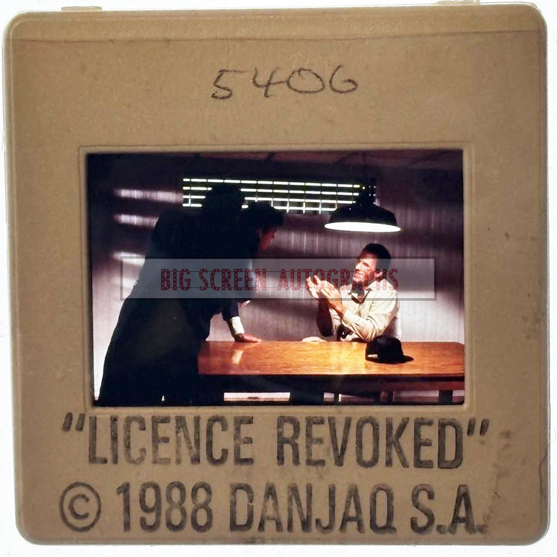 Licence Revoked / Licence to Kill 35mm slide D