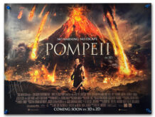 Pompeii signed quad poster Kitt Harrington