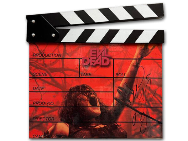Evil Dead signed custom clapper board | Big Screen Autographs