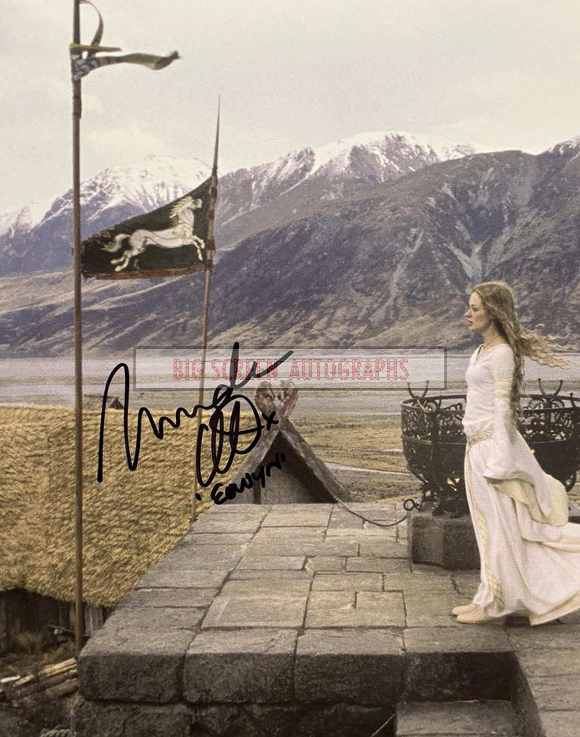 The Lord of The Rings signed one sheet poster Miranda Otto - Image 2
