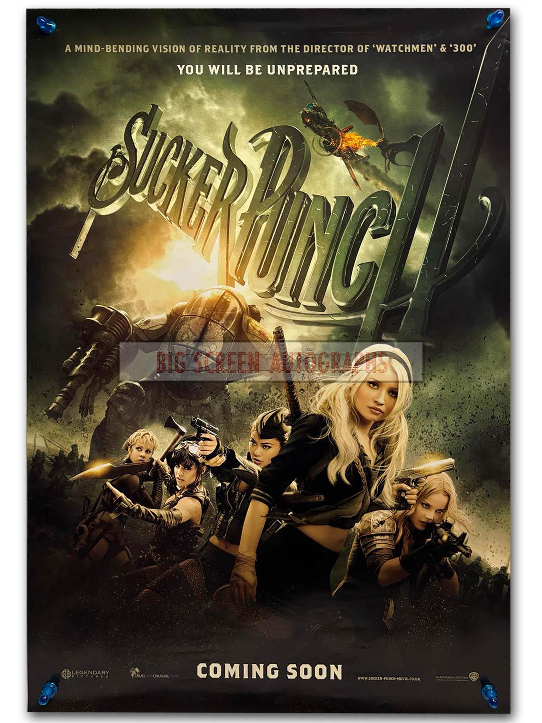 Sucker Punch one sheet poster | Big Screen Autographs