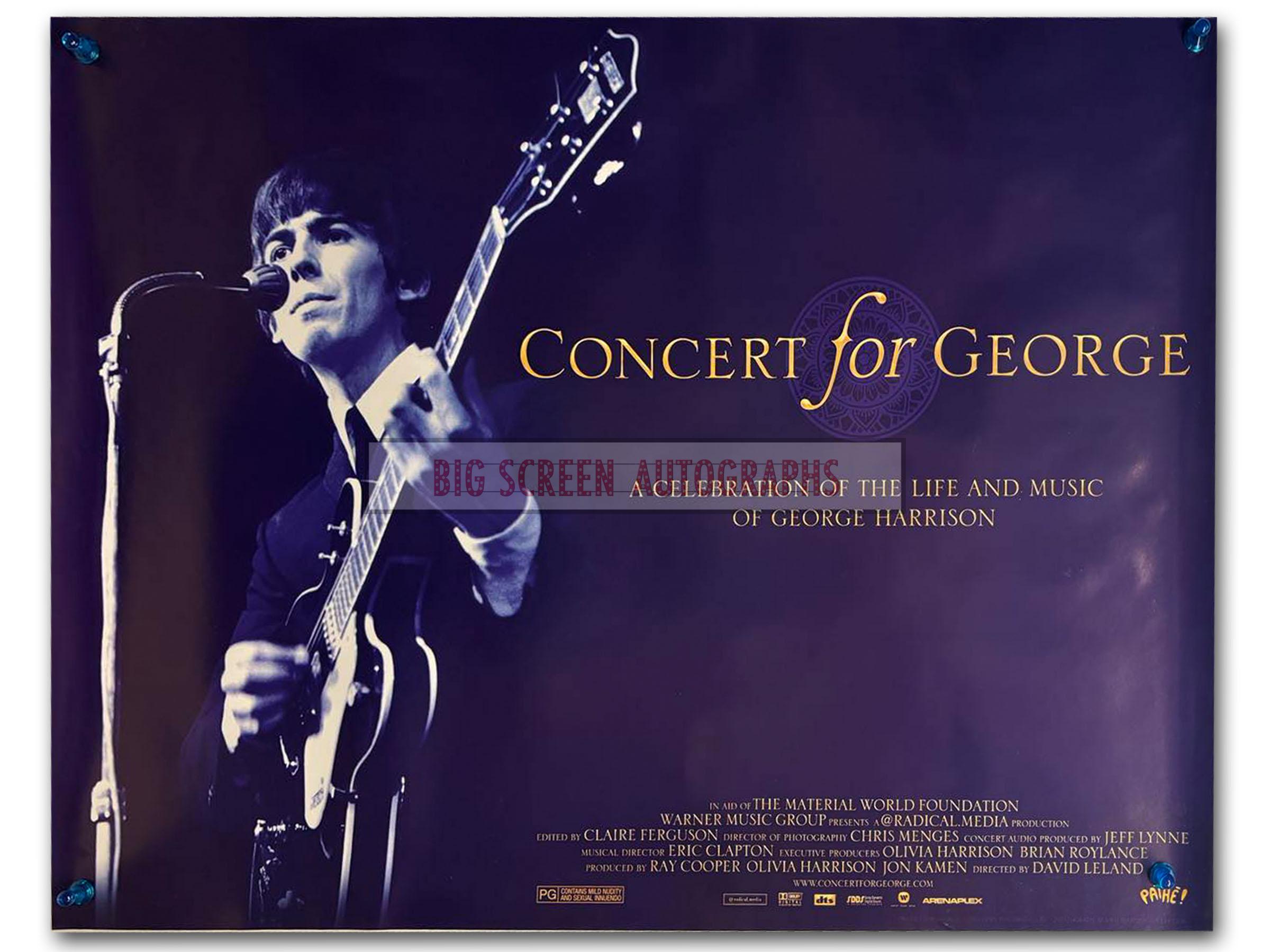 Concert for George quad poster