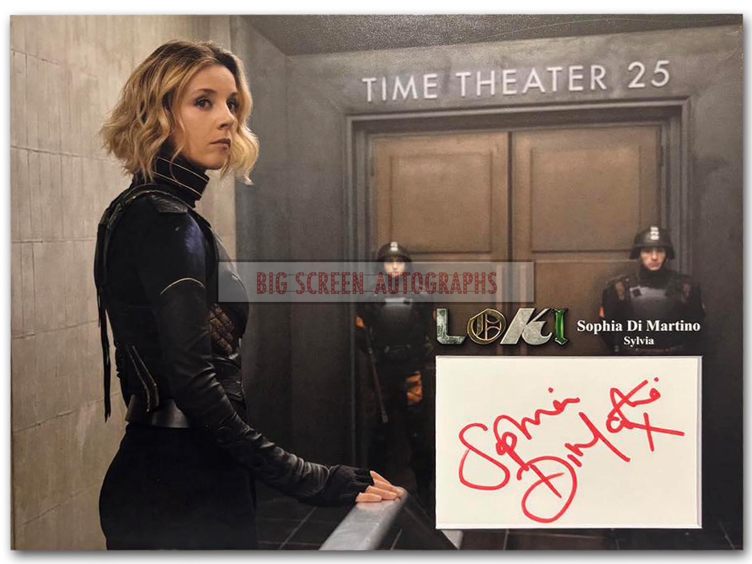 Sophia Di Martino signed display