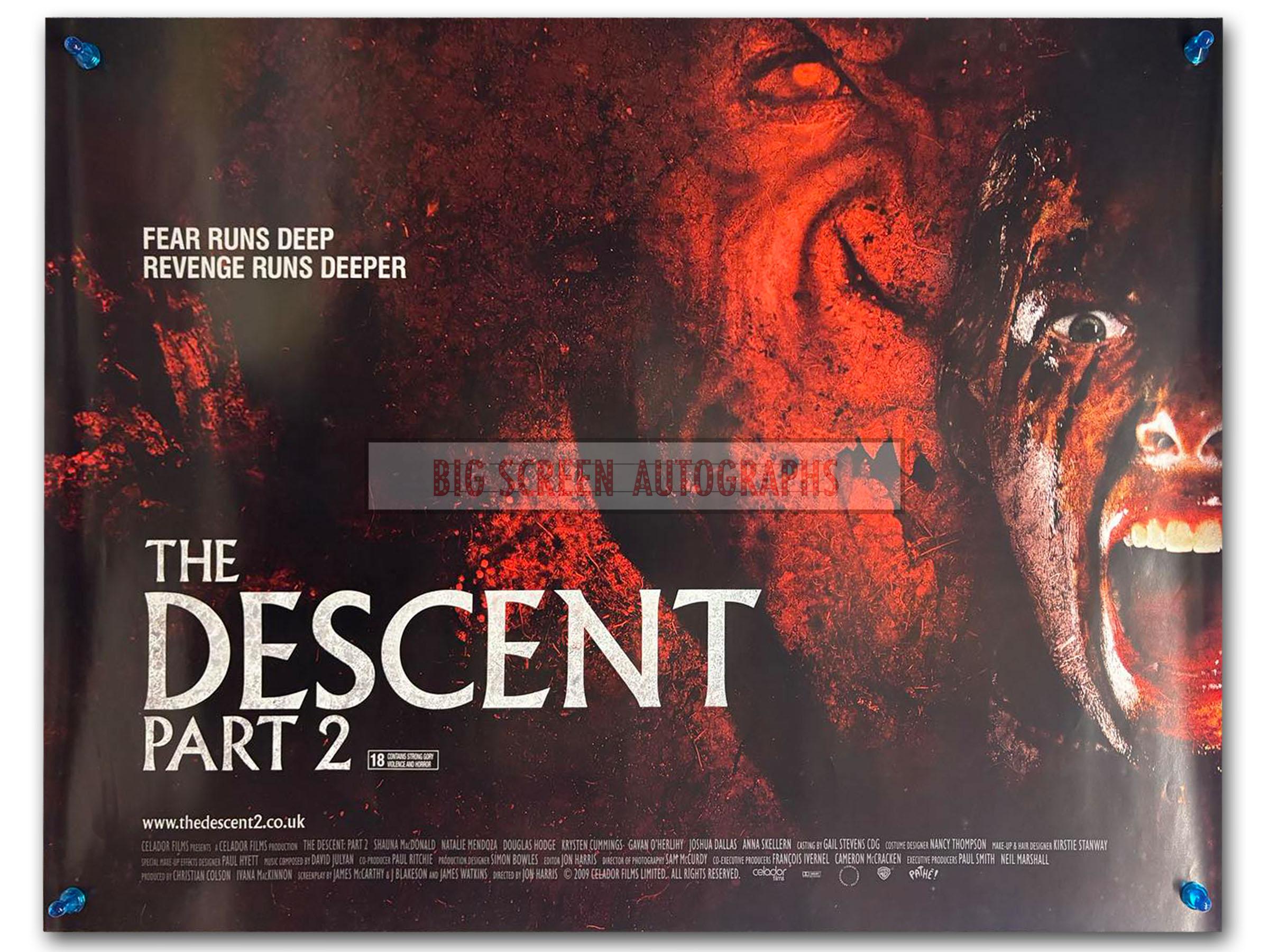 The Descent 2 quad poster