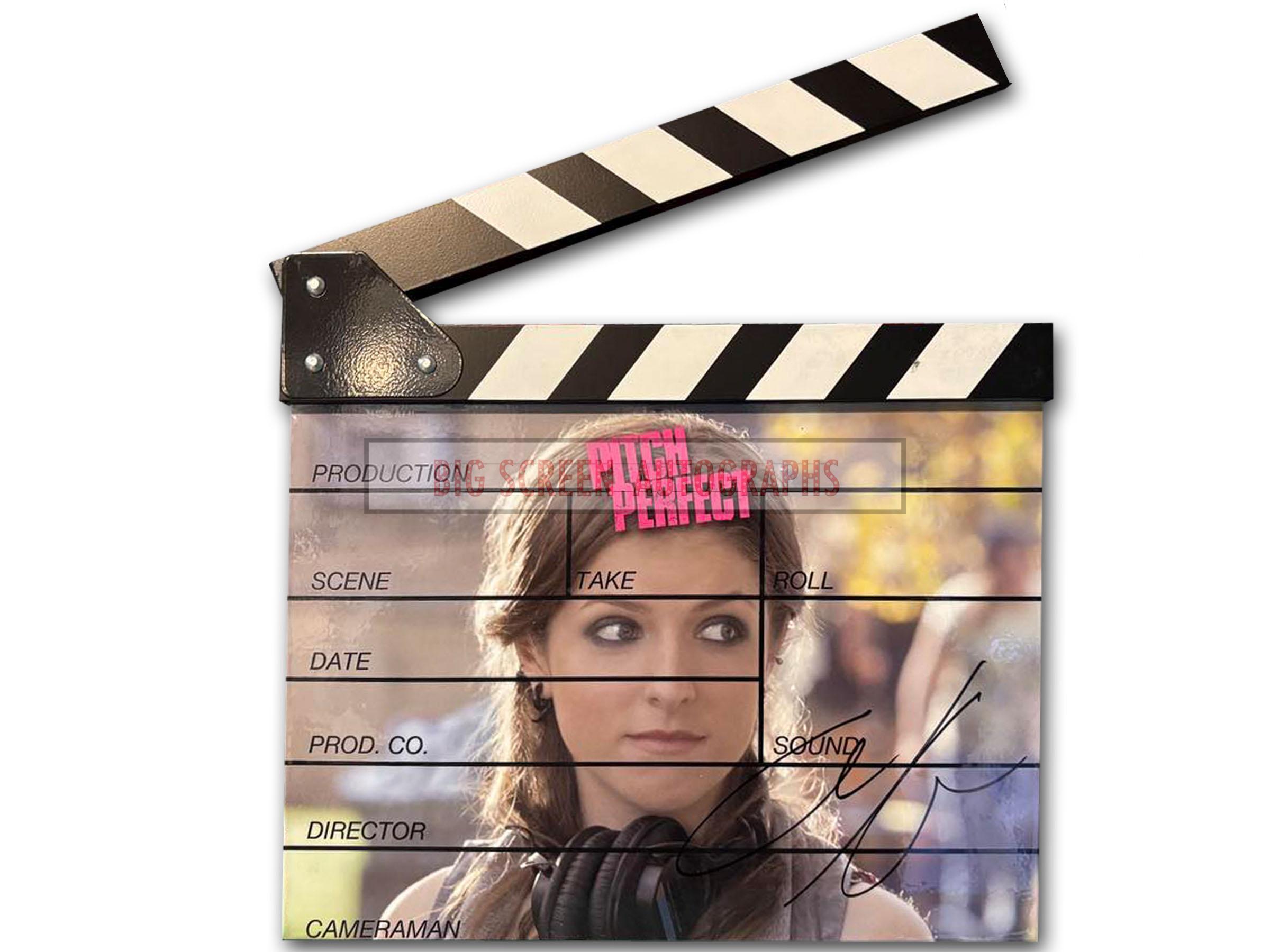 Custom Clapper Board Pitch Perfect signed custom clapper board | Big Screen Autographs