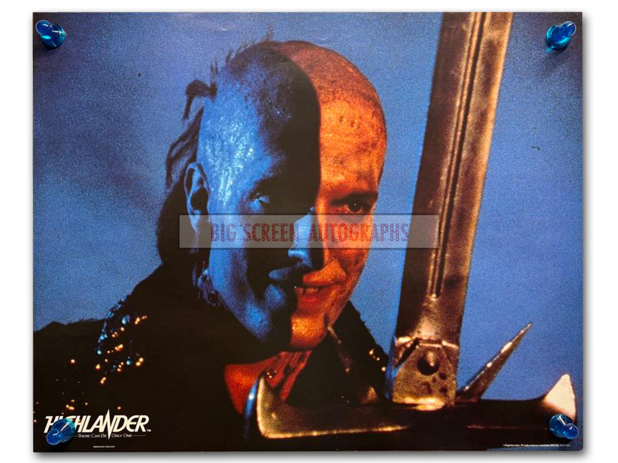 Highlander photo buster lobby card C | Big Screen Autographs