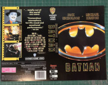 Batman Original sample VHS sleeve