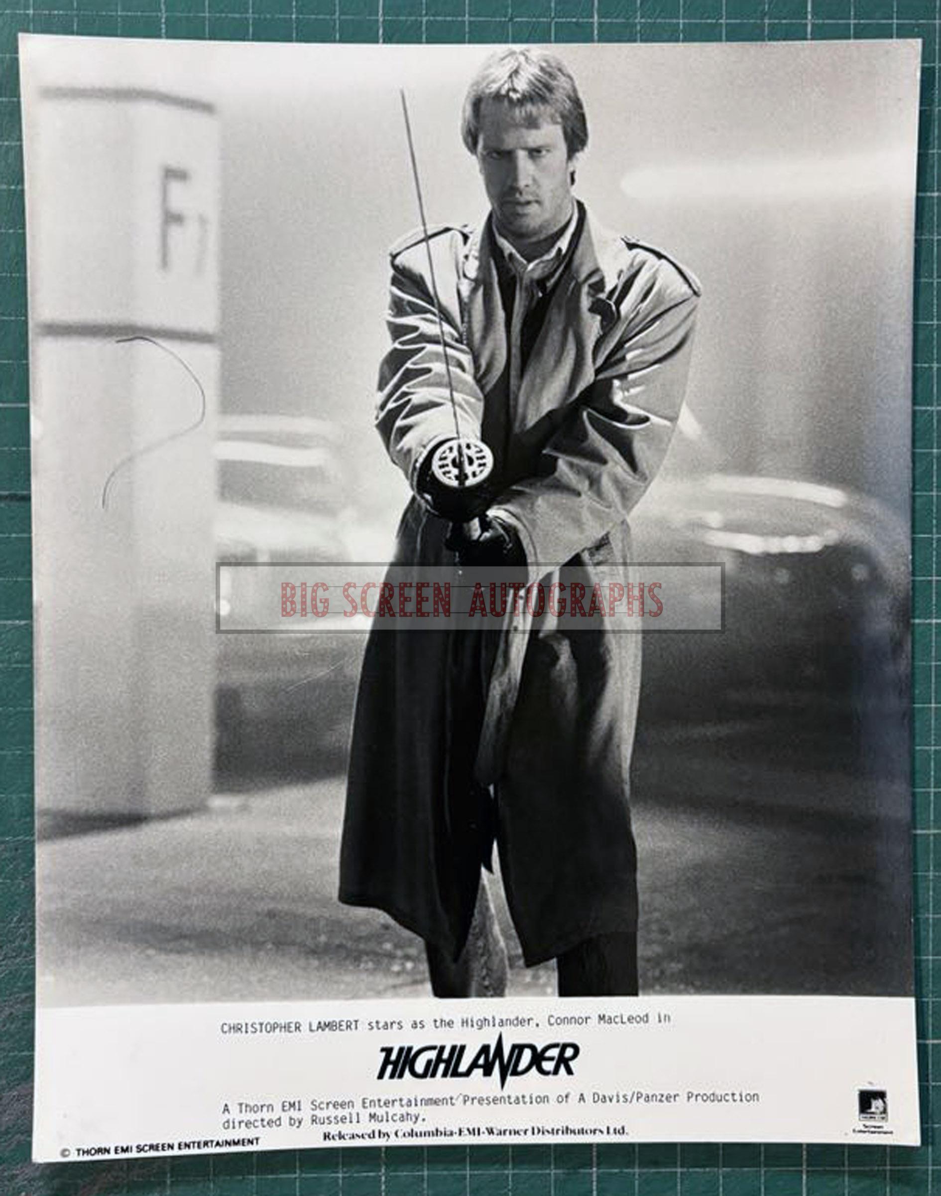 Highlander publicity photo A3 | Big Screen Autographs