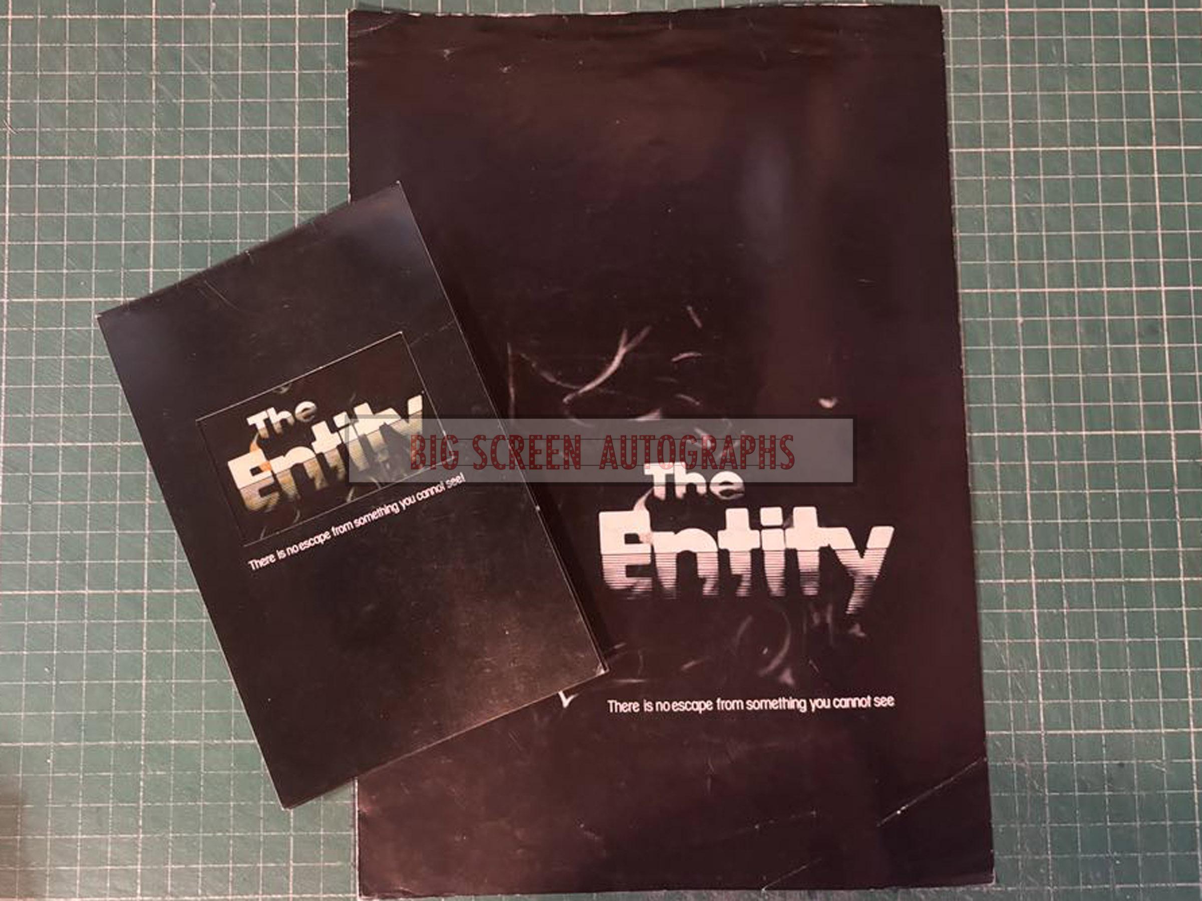 The Entity press release & screening ticket | Big Screen Autographs