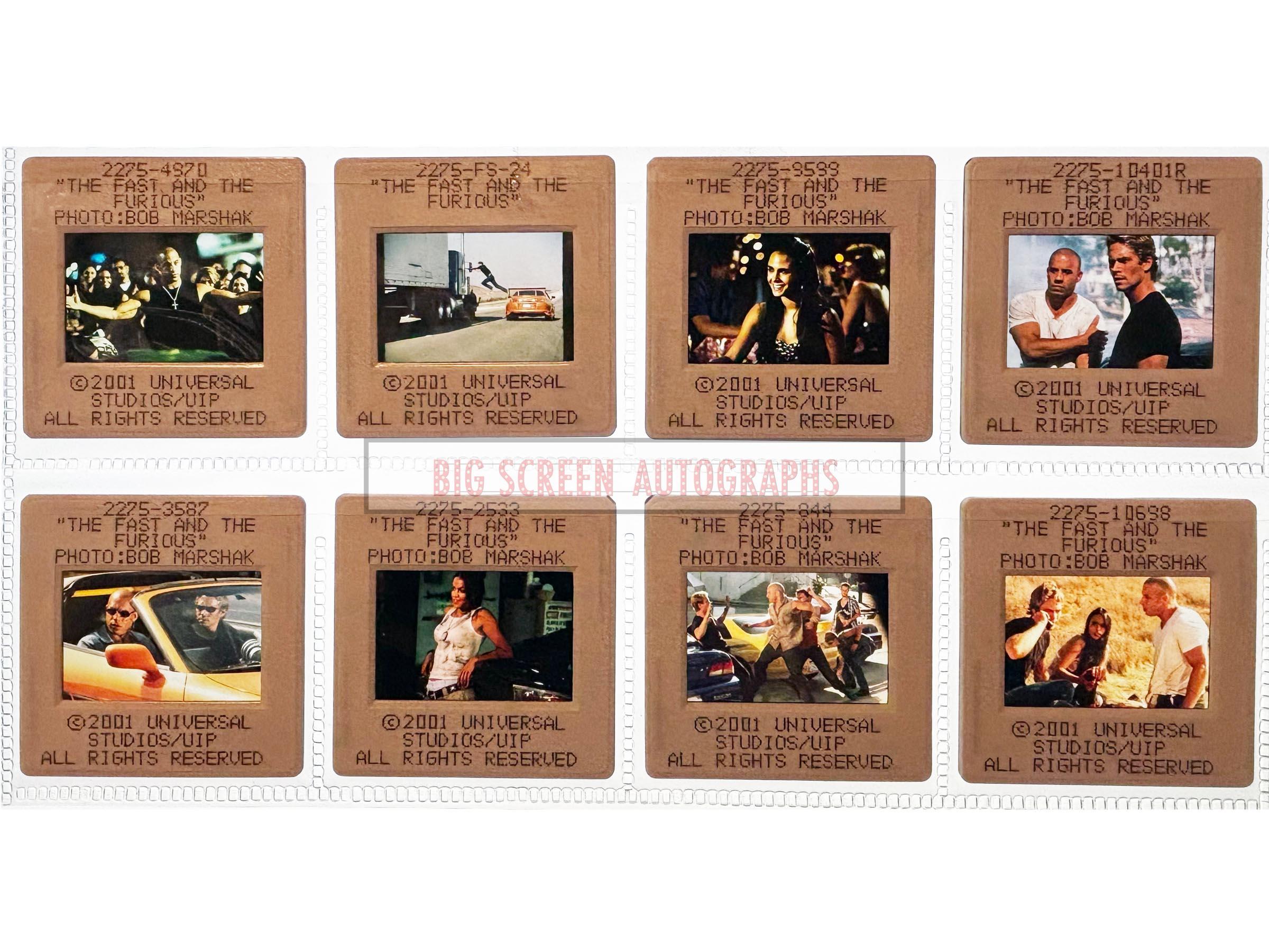 The Fast and the Furious press kit | Big Screen Autographs