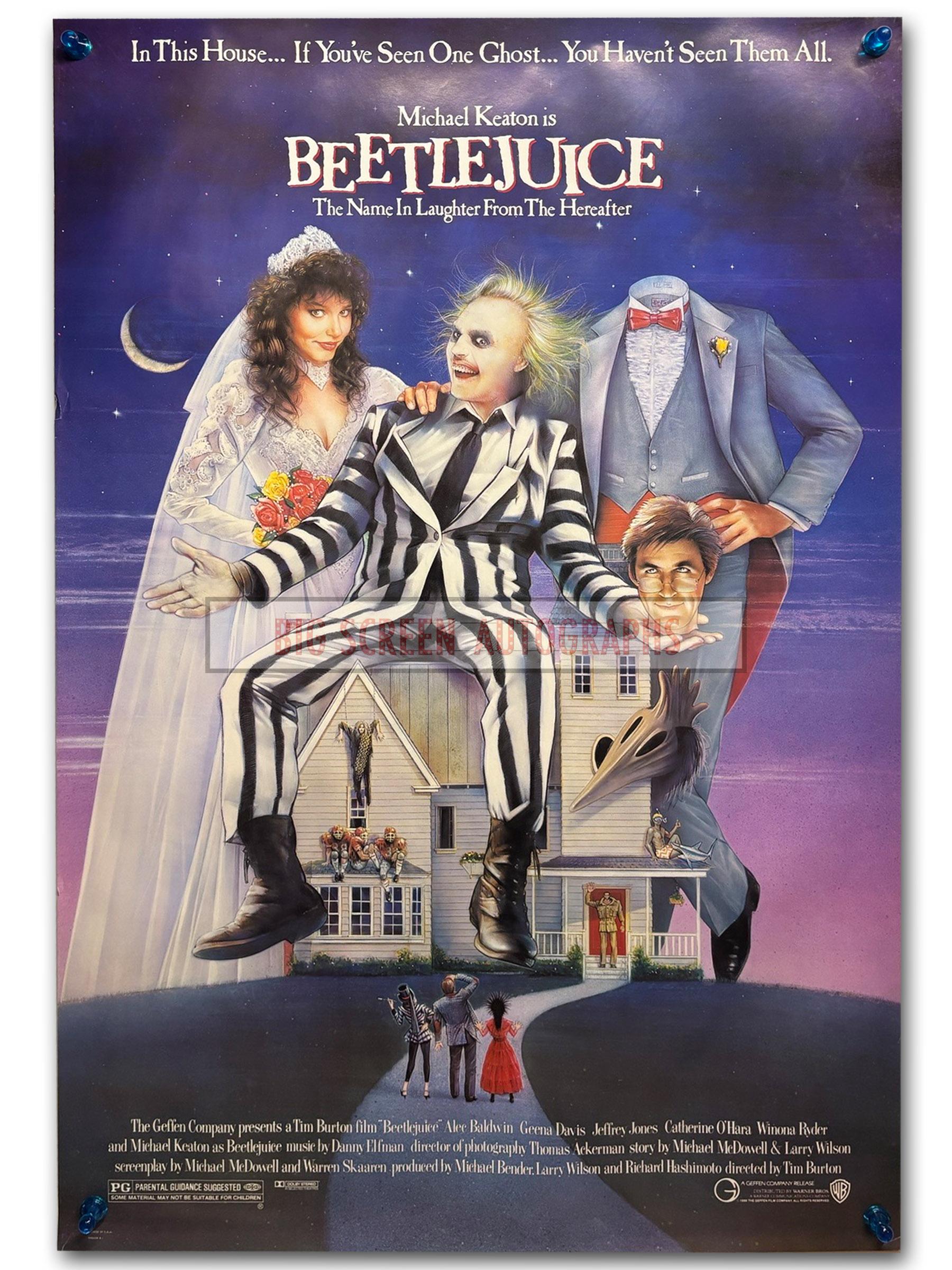 Beetlejuice one sheet poster
