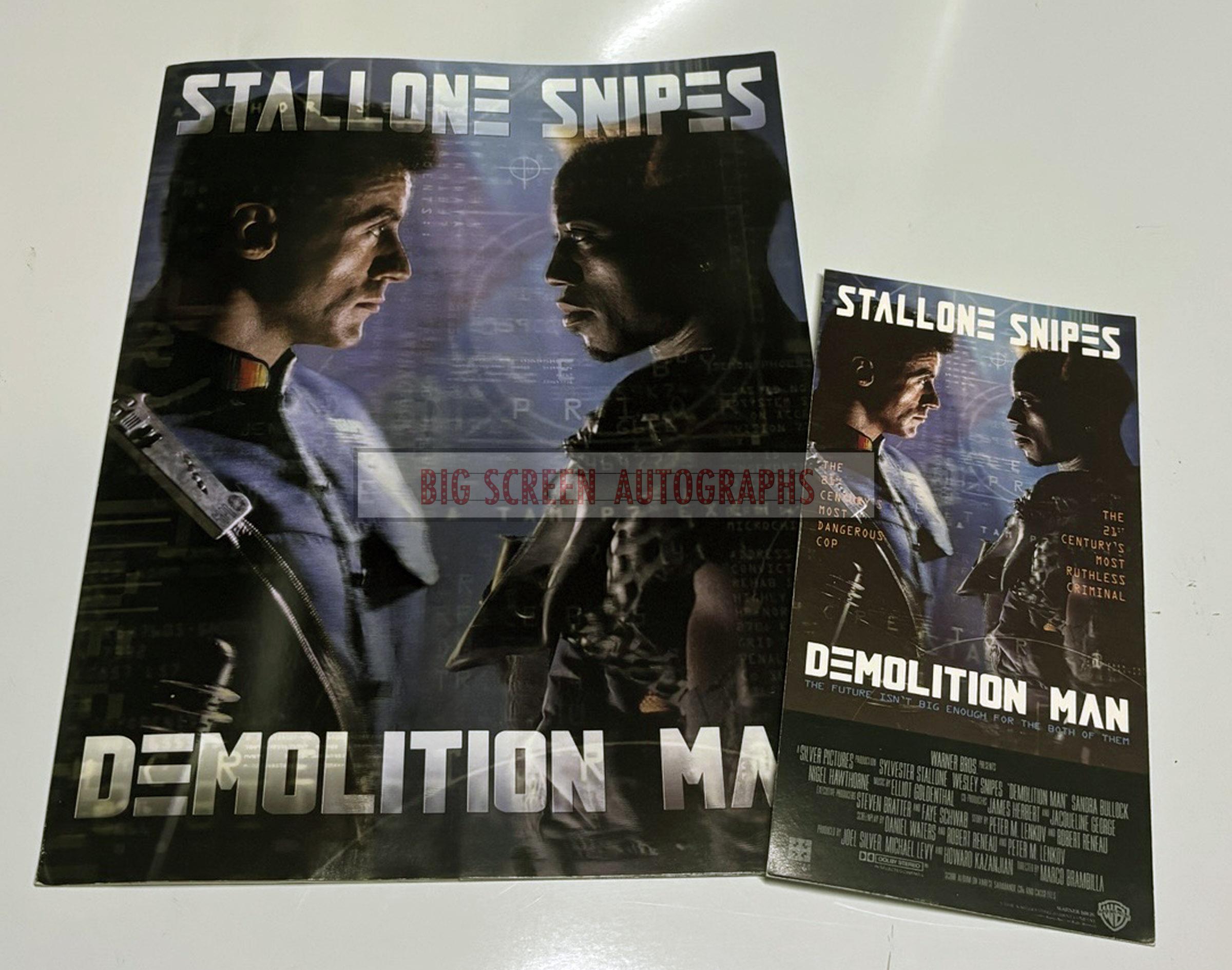 Demolition Man press release and screening ticket
