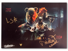 Winnie the Pooh Blood and Honey signed by 3