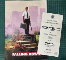 Falling Down press release & screening ticket