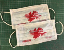 Cabin Fever promo face mask