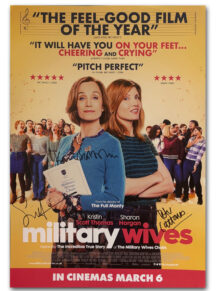 Military Wives signed poster