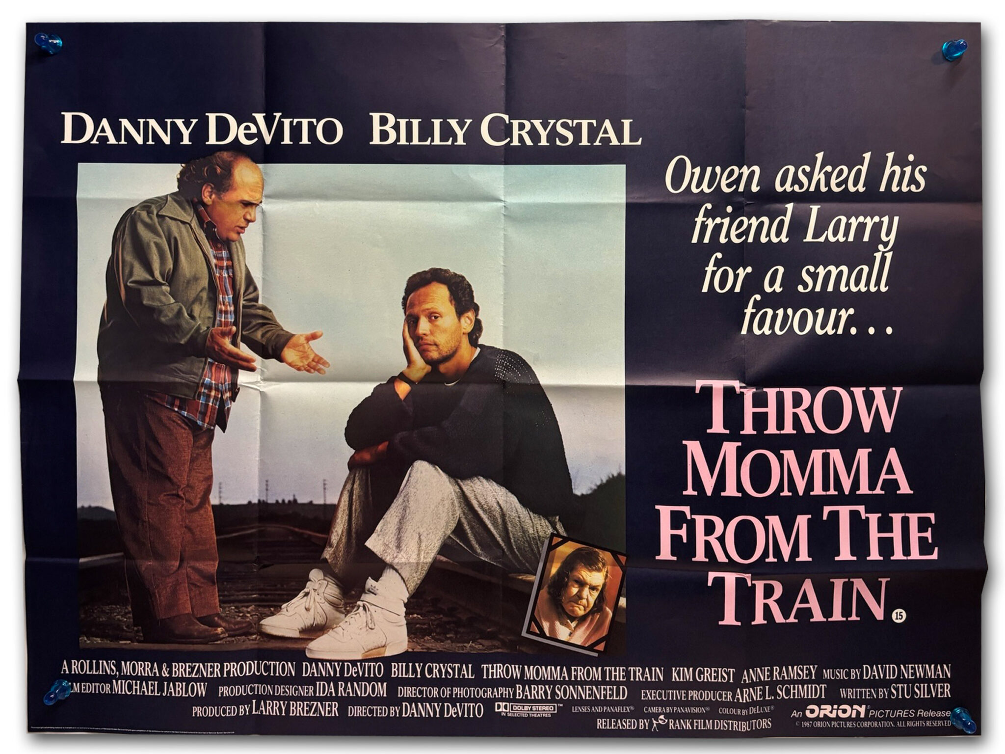 Trow Momma From the Train quad poster | Big Screen Autographs