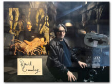 David Cronenberg large signed displayed