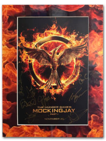 The Hungers Games Mockingjay signed poster display (8)