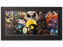 A Nightmare Before Christmas mounted wide print