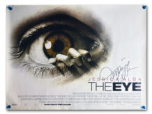 The Eye signed quad poster Jessica Alba