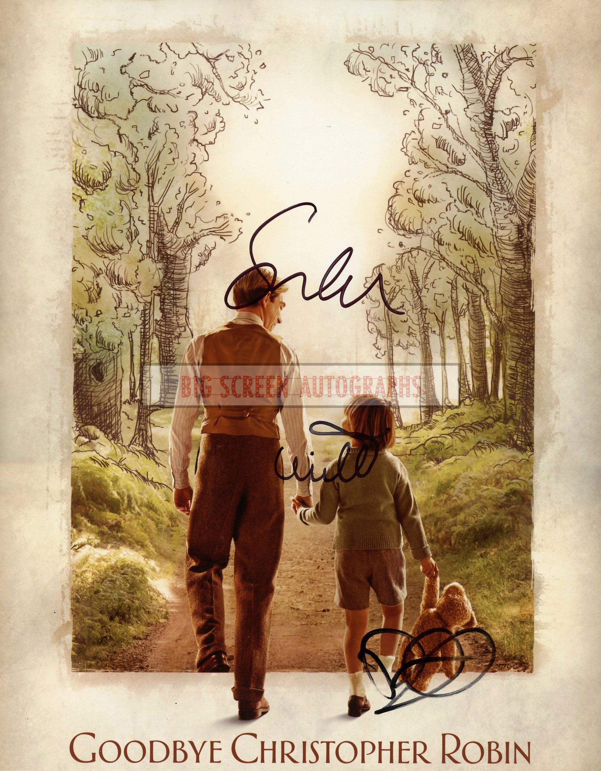 Christoper Robin Signature Goodbye Christopher Robin signed by 3 (photo proof) | Big Screen Autographs