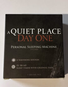 A Quiet place ; Day One promo sleeping machine