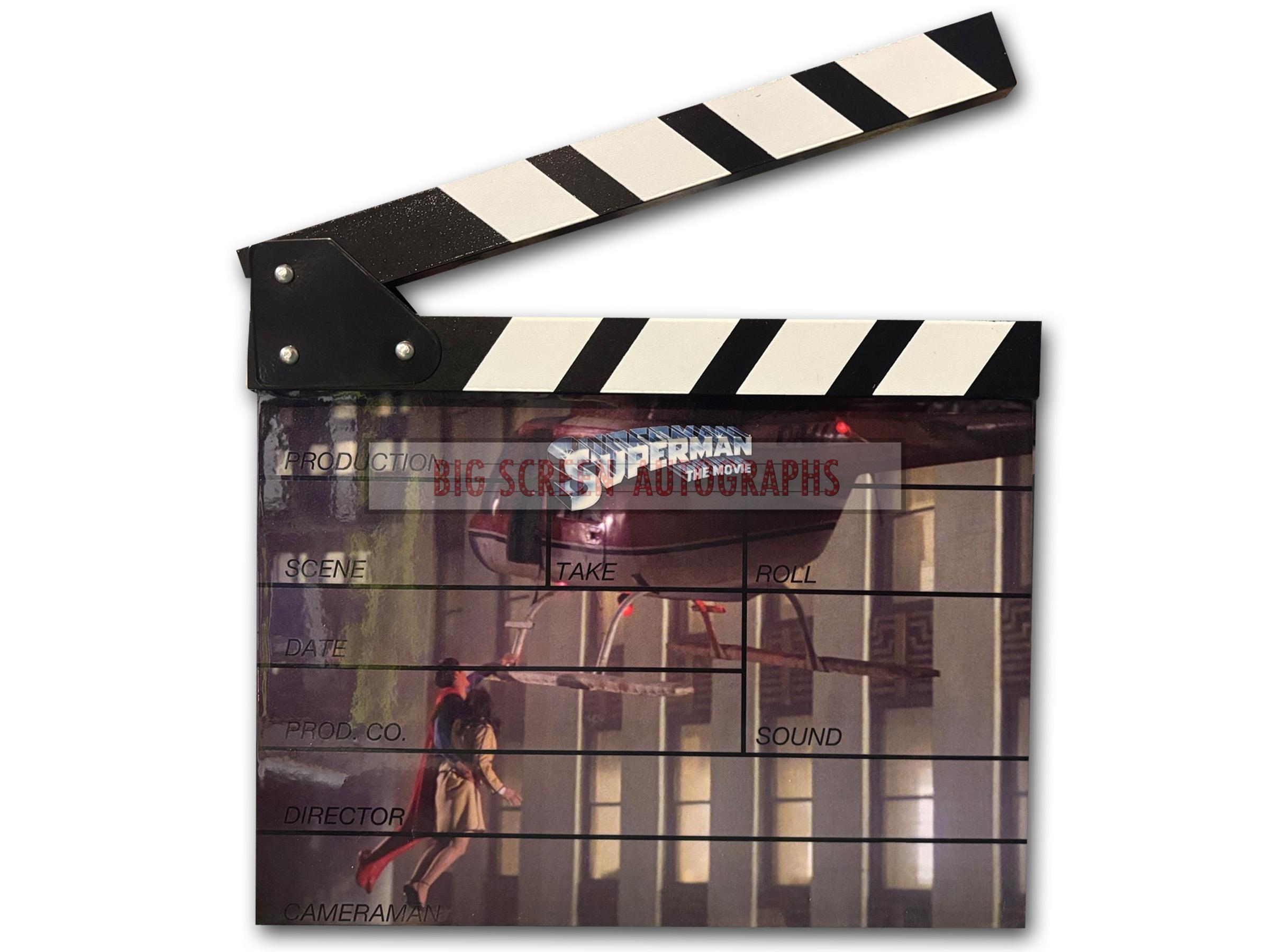 Superman the Movie custom clapper board | Big Screen Autographs