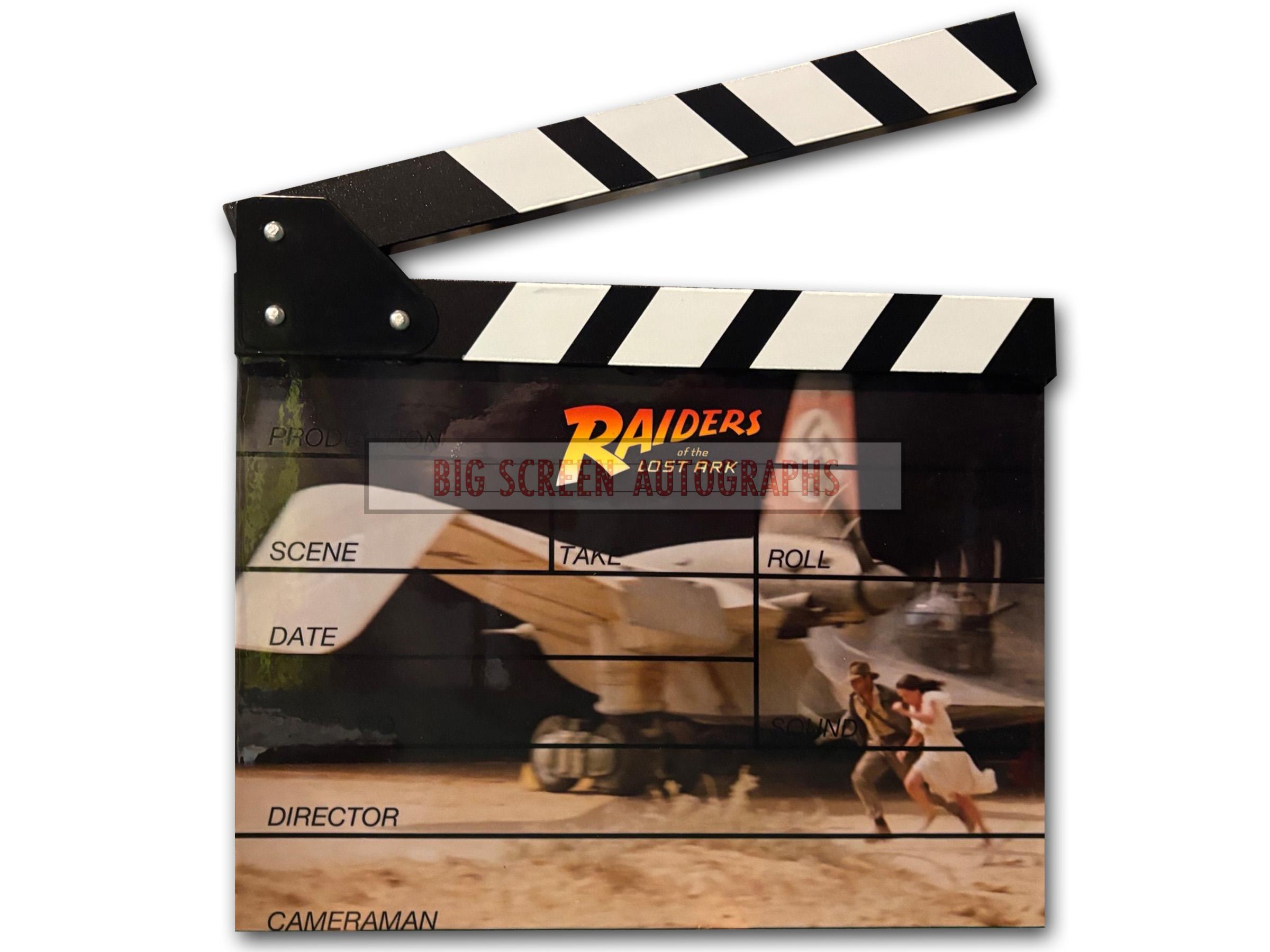 Custom Clapper Board Raiders of the Lost Ark custom clapper board | Big Screen Autographs