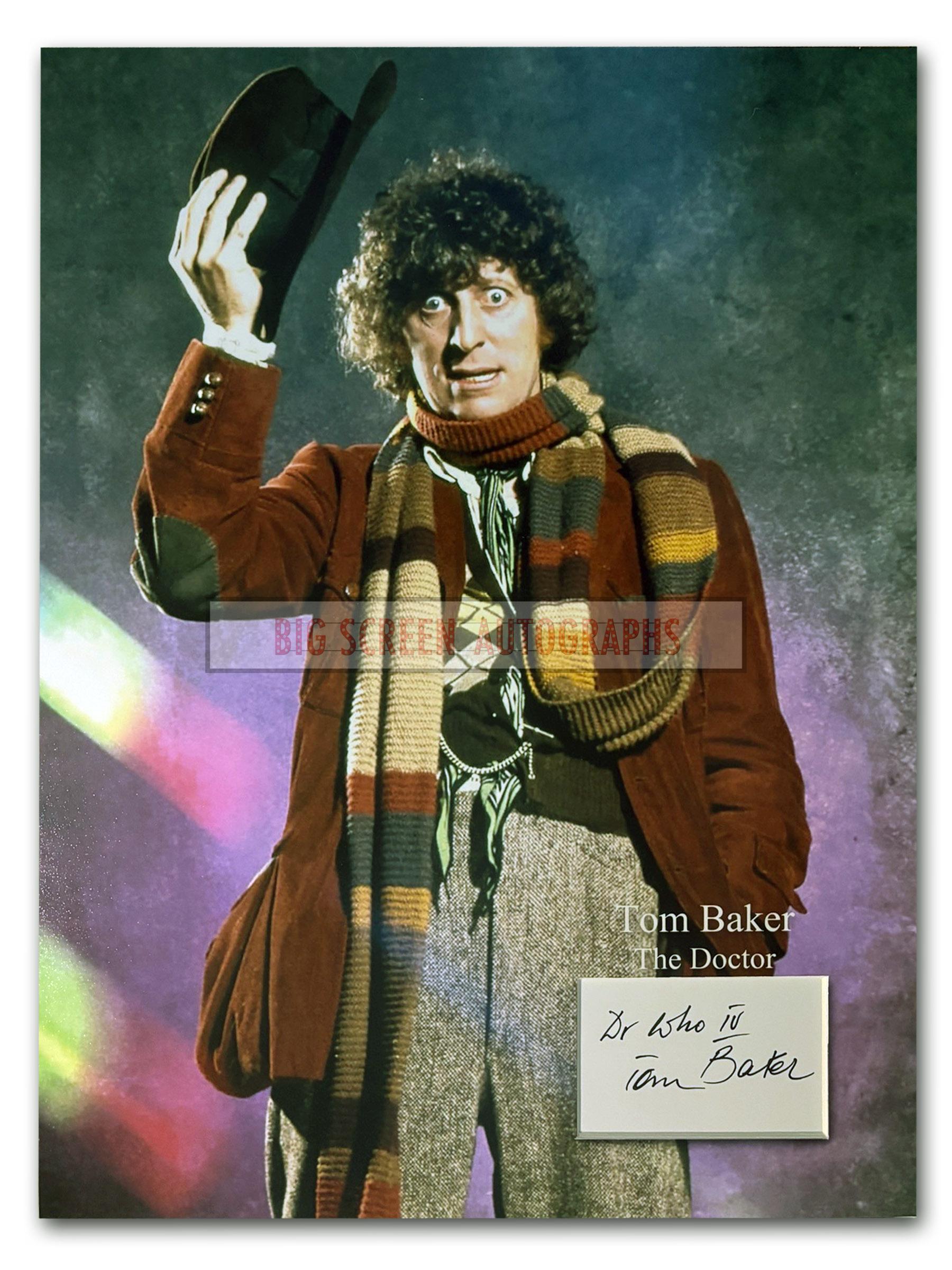 Tom Baker signed display | Big Screen Autographs