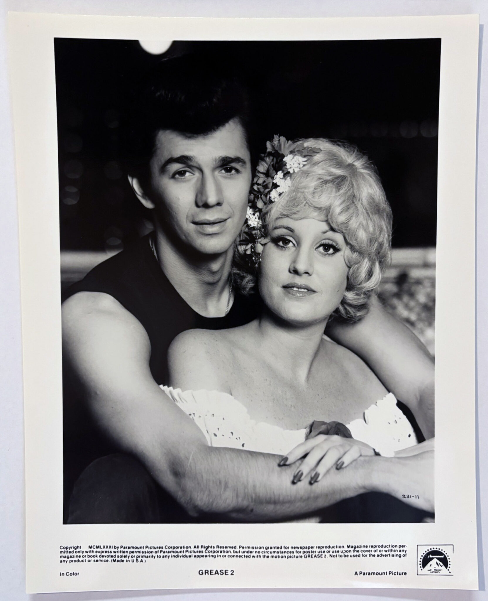 Grease 2 publicity photo A | Big Screen Autographs