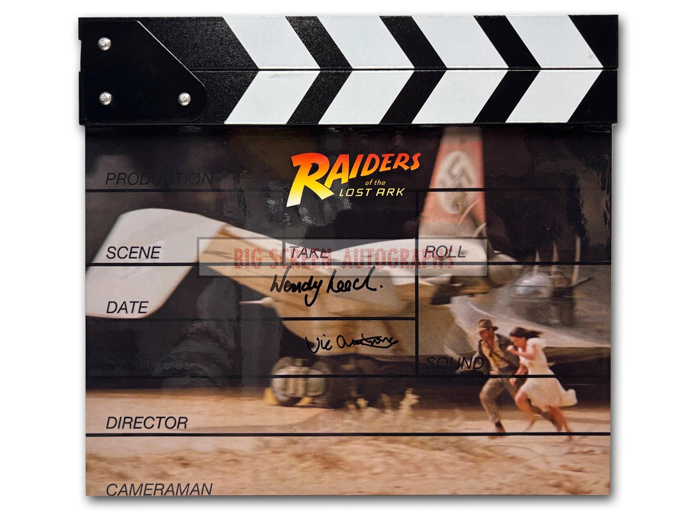 Raiders of the Lost Ark signed custom clapper board - Image 2